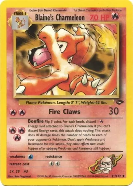 Gym Challenge - Blaine\'s Charmeleon
