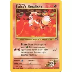 Blaine's Growlithe