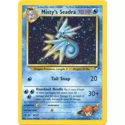 Misty's Seadra Holo