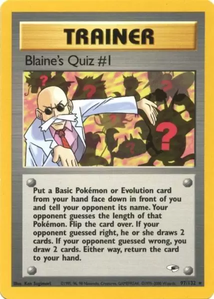 Gym Heroes - Blaine\'s Quiz #1