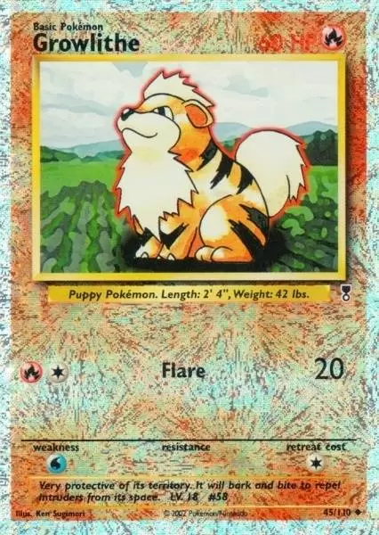 Legendary Collection - Growlithe Reverse