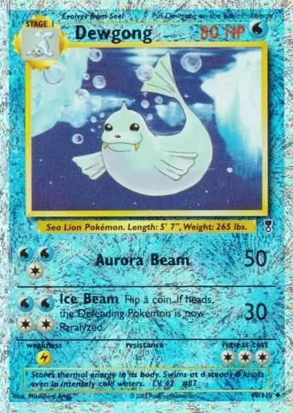 Legendary Collection - Dewgong Reverse