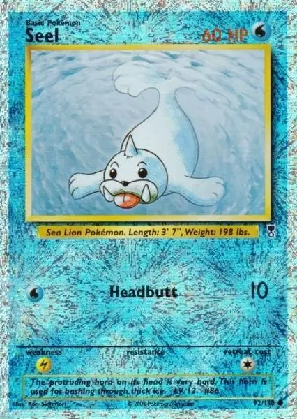 Legendary Collection - Seel Reverse