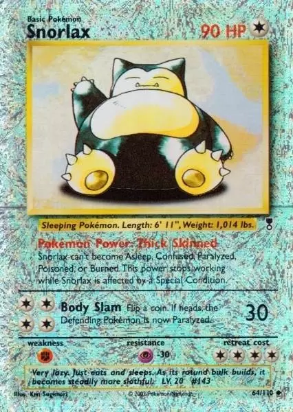 Legendary Collection - Snorlax Reverse