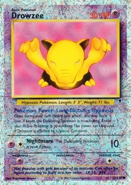 Legendary Collection - Drowzee Reverse