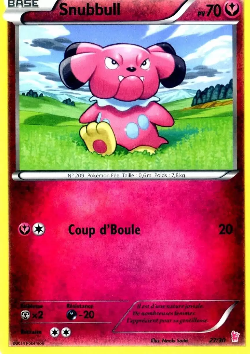 XY Trainer Kit (Nymphali) - Snubbull