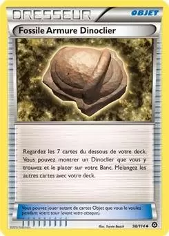 Pokémon XY Offensive Vapeur - Fossile Armure Dinoclier
