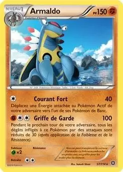Pokémon XY Offensive Vapeur - Armaldo