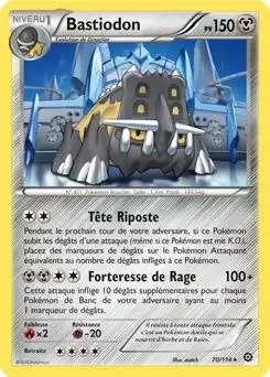 Pokémon XY Offensive Vapeur - Bastiodon