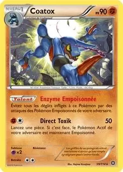 Pokémon XY Offensive Vapeur - Coatox