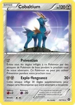 Pokémon XY Offensive Vapeur - Cobaltium