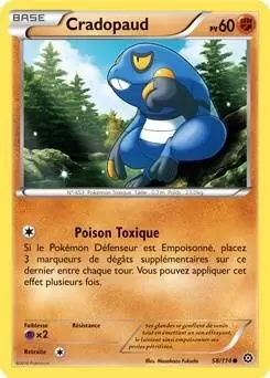 Pokémon XY Offensive Vapeur - Cradopaud