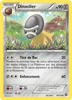 Pokémon XY Offensive Vapeur - Dinoclier