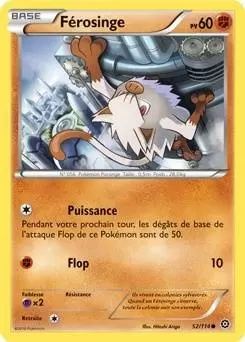 Pokémon XY Offensive Vapeur - Férosinge