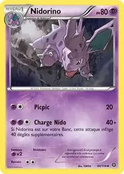 Pokémon XY Offensive Vapeur - Nidorino