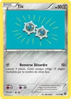 Pokémon XY Offensive Vapeur - Tic