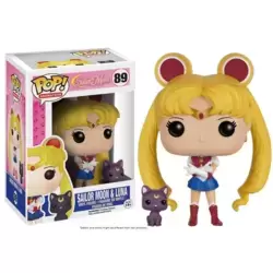 Sailor Moon - Sailor Moon with Luna