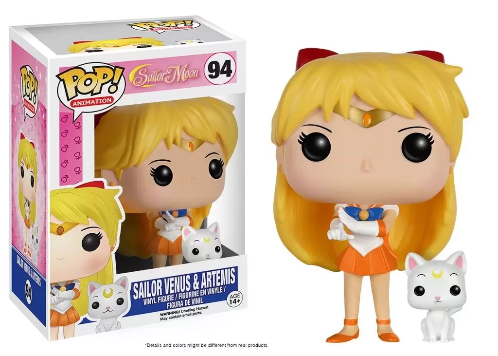 POP! Animation - Figurine Pop! Sailor Venus et Artemis - Sailor Moon