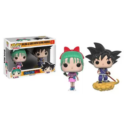 POP! Animation - Dragonball Z - Bulma And Goku With Flying Nimbus 2 Pack