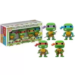 Teenage Mutant Ninja Turtles - Donatello, Raphael, Michelangelo And Leonardo Glow In The Dark 4 Pack