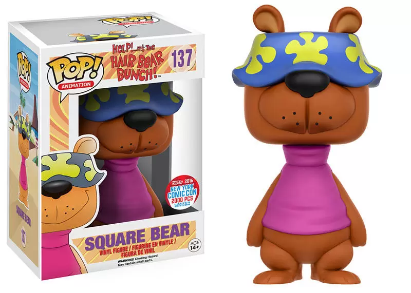 POP! Animation - Help!...It\'s The Hair Bear Bunch - Square Bear