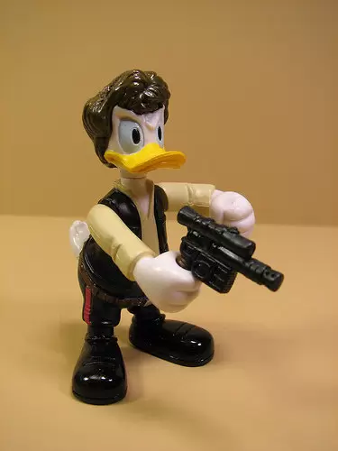 Disney Star Tours - Donald Duck as Han Solo