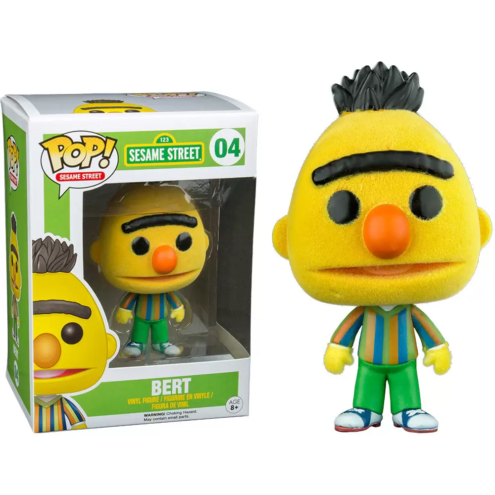 POP! Sesame Street - Sesame Street - Bert Flocked