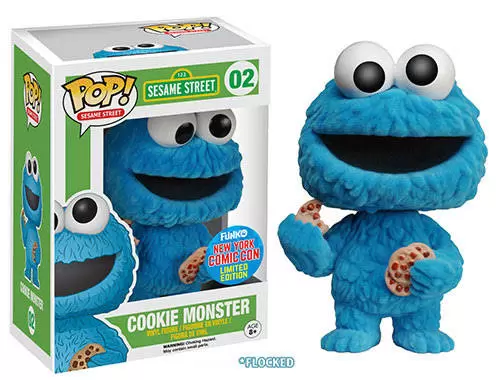 POP! Sesame Street - Sesame Street - Cookie Monster Flocked