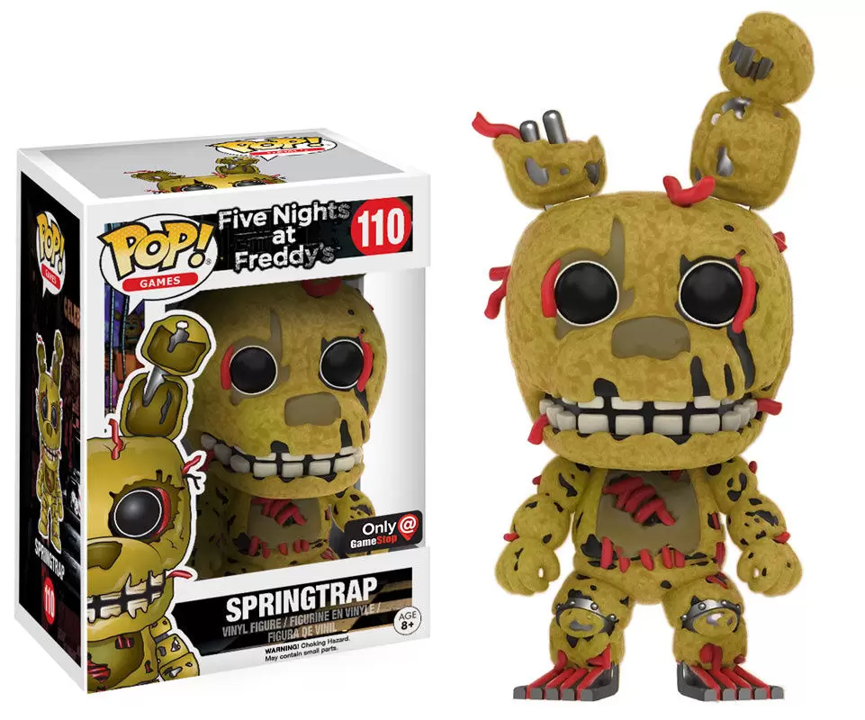 POP! Games - Five Nights At Freddy\'s - Springtrap Flocked