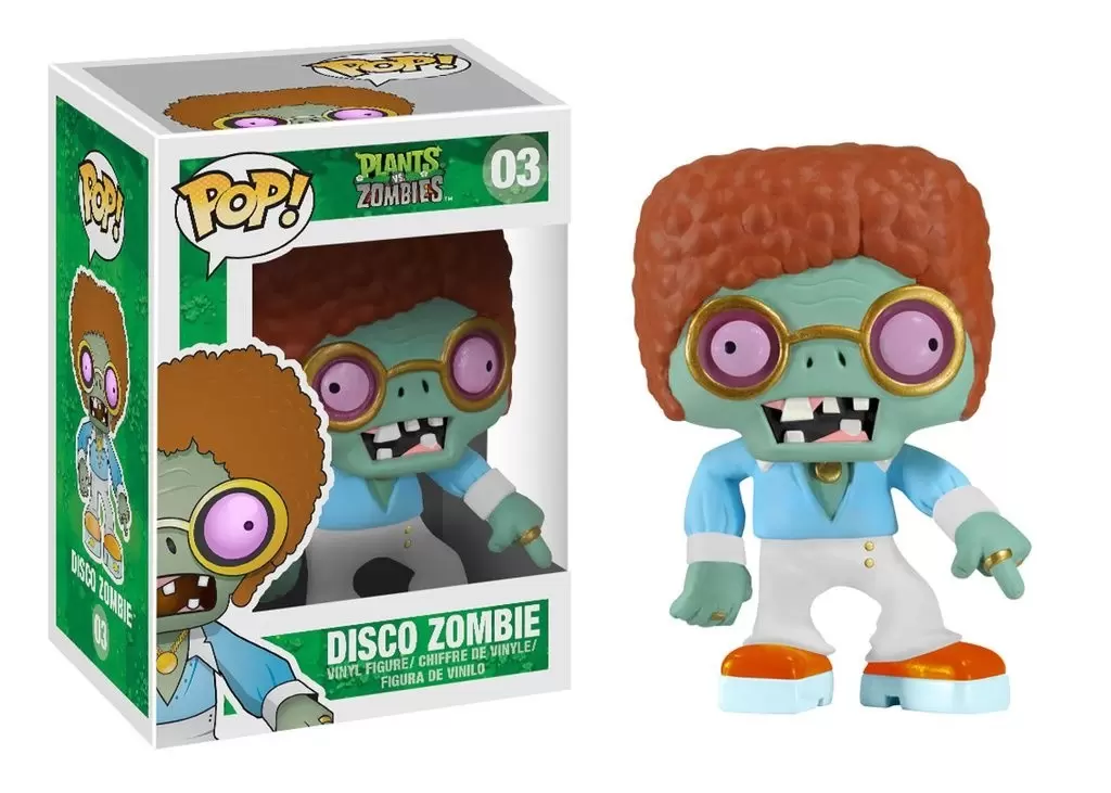 Plants vs Zombies Disco Zombie POP Games action figure 3