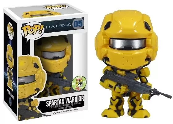 Halo 4 - Spartan Warrior Yellow - POP! Halo action figure 5