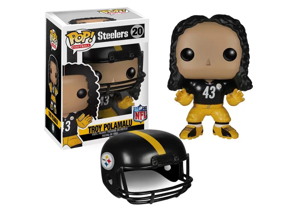 POP! Football (NFL) - NFL: Pittsburgh Steelers - Troy Polamalu