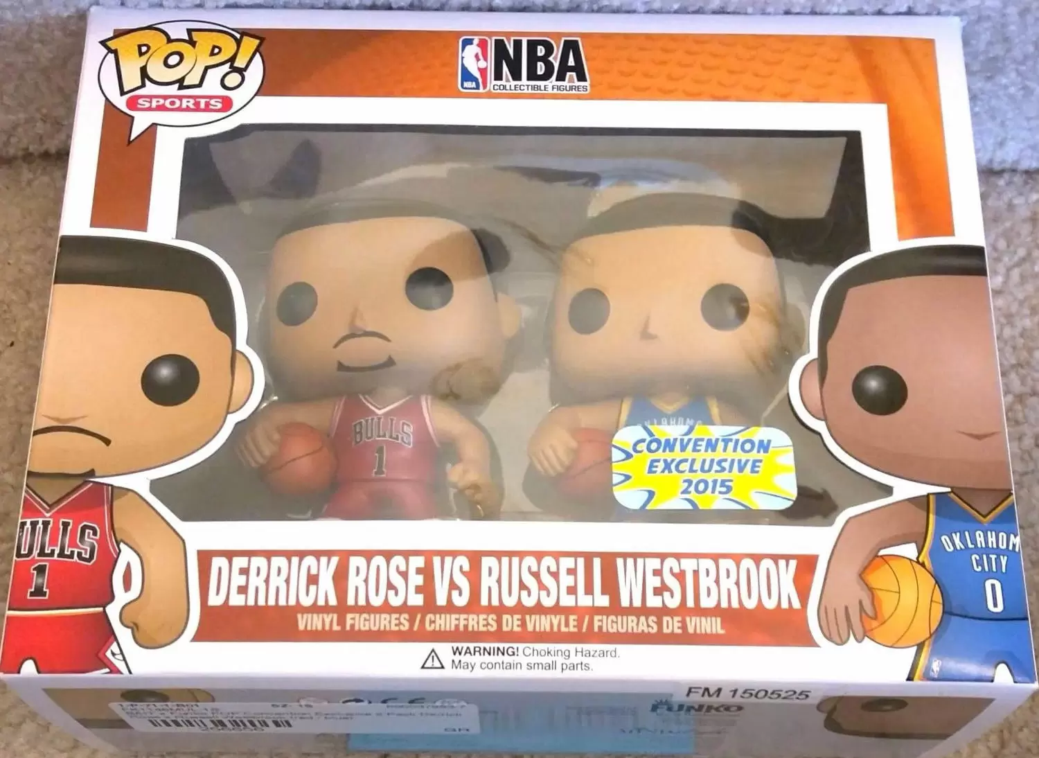 POP! Sports/Basketball - NBA - Derrick Rose vs Russell Westbrook 2 Pack