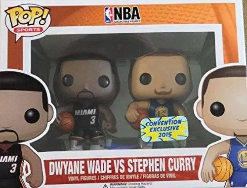 POP! Sports/Basketball - NBA - Dwyane Wade vs Stephen Curry 2 Pack