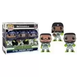 NFL: Seattle Seahawks - Earl Thomas, Richard Sherman And Kam Chancelor 3 Pack