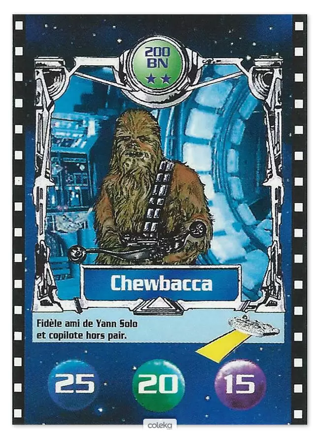 Cartes BN : Le défi du Jedi - Chewbacca