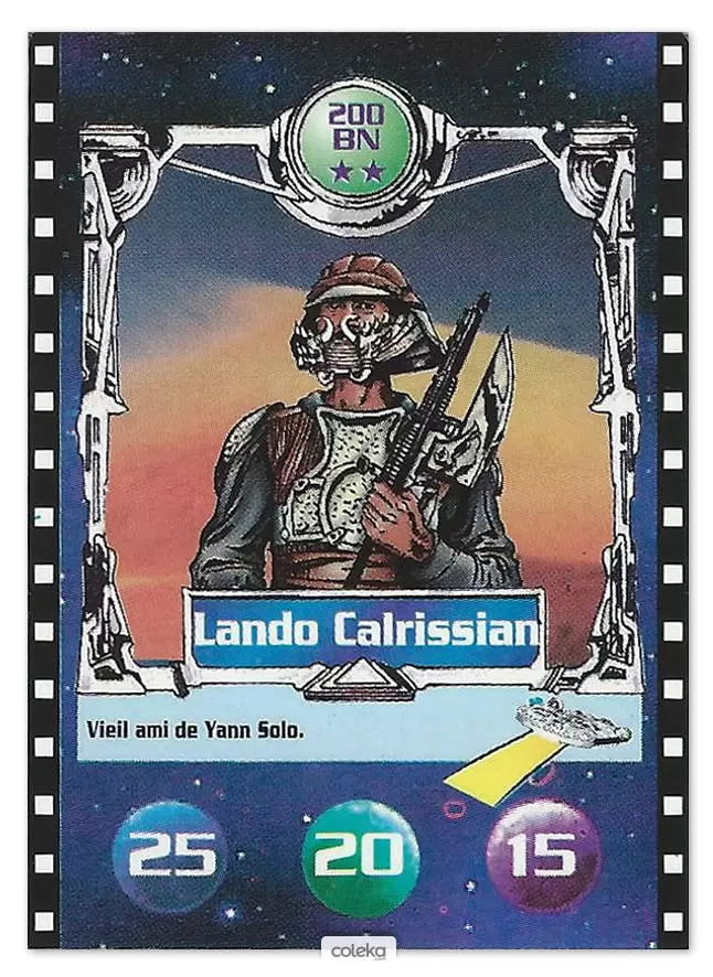 Cartes BN : Le défi du Jedi - Lando Calrissian