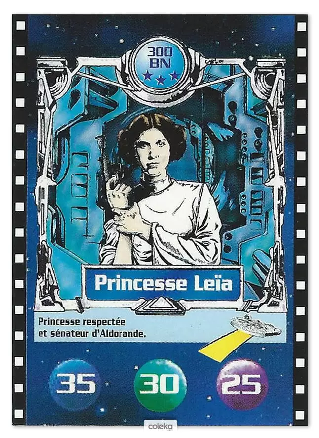 Cartes BN : Le défi du Jedi - Princesse Leïa