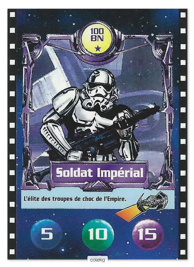 Cartes BN : Le défi du Jedi - Soldat impérial