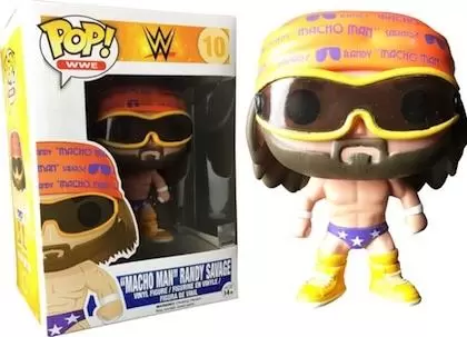 POP! WWE - WWE - Macho Man Randy Savage Orange Bandana/Purple Trunks