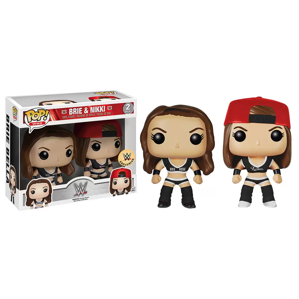 POP! WWE - WWE - Bella Twins Brie and Nikky Black Uniform 2 Pack