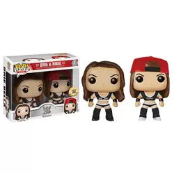 WWE - Bella Twins Brie and Nikky Black Uniform 2 Pack