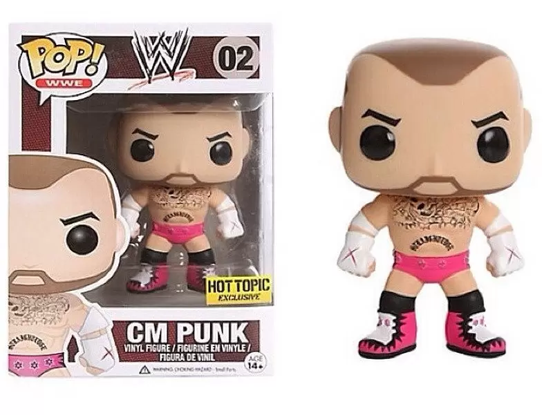 POP! WWE - WWE - CM Punk  Pink trunks