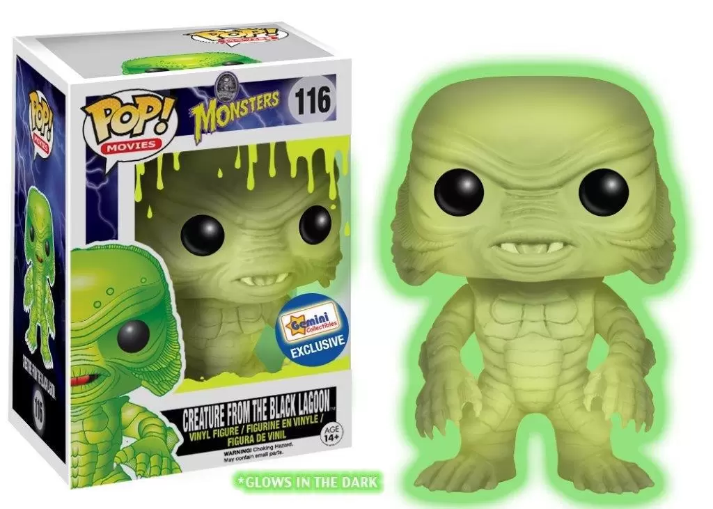 POP! Movies - Universal Monsters - The Creature From The Black Lagoon Glow In The Dark