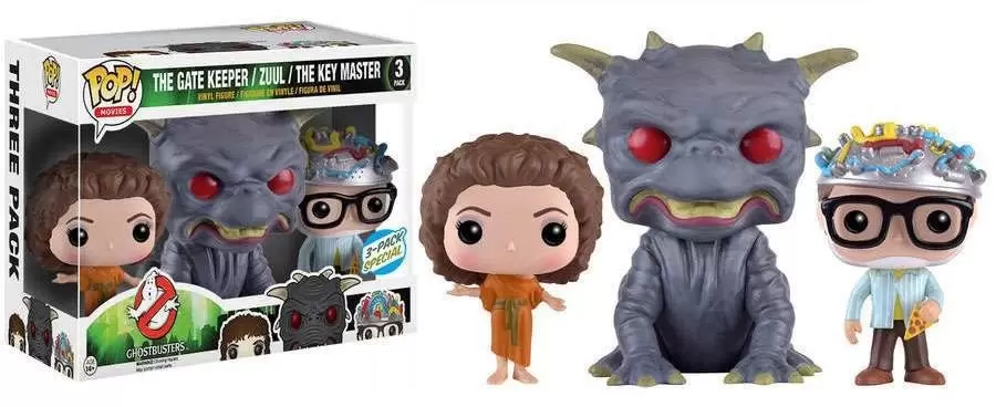 POP! Movies - Ghostbusters - The Gate Keeper, Zuul and The Key Master 3 Pack