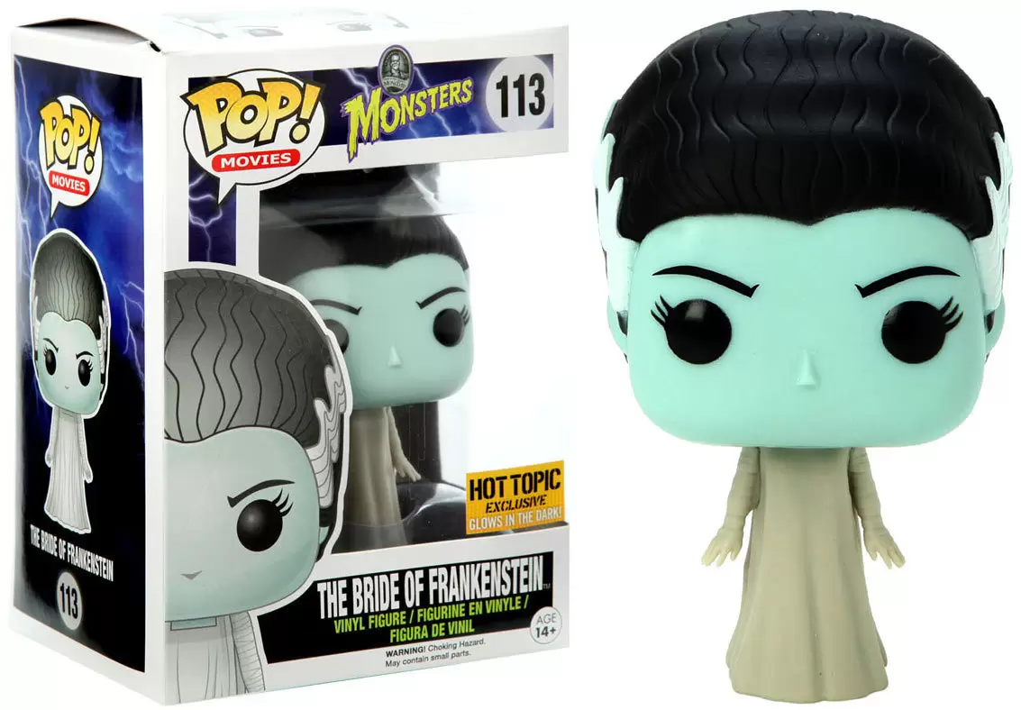 POP! Movies - Universal Monsters - The Bride of Frankenstein Glow In The Dark