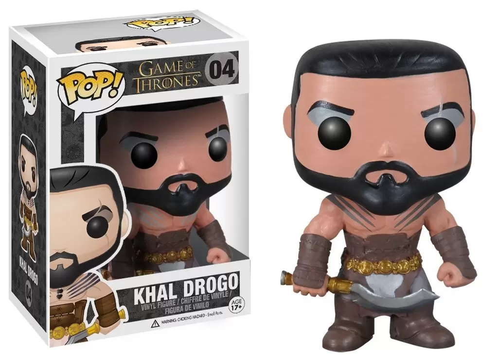 POP! Game of Thrones - Game Of Thrones Khal Drogo - Funko Pop! n°04 Figurine de collection Standard