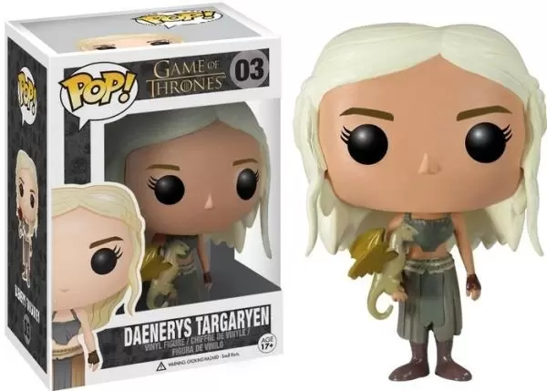 POP! Game of Thrones - Game of Thrones - Daenerys Targaryen with Gold Dragon