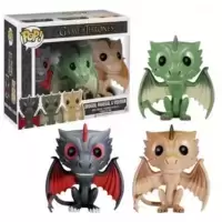 Game of Throne - Drogon, Rhaegal and Viserion