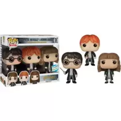 Harry Potter, Ron Weasley and Hermione Granger 3 pack